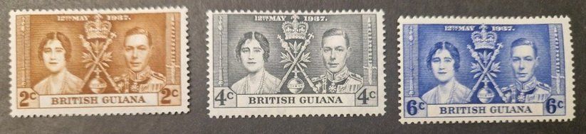 Tutti i francobolli: 3 seltene British Guiana Briefmarken – Nuovo (secondo la descrizione) da Münchwilen TG venduto da Nonno39