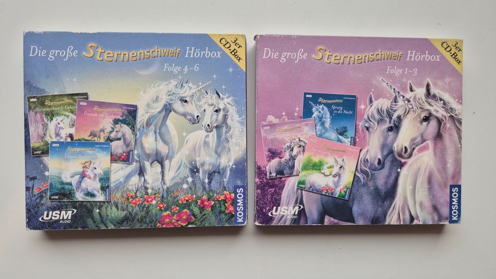 2 x CD BOX 🦄 STERNENSCHWEIF 6 x Hörspiel & Musik 🦄 (Gebraucht) in ...