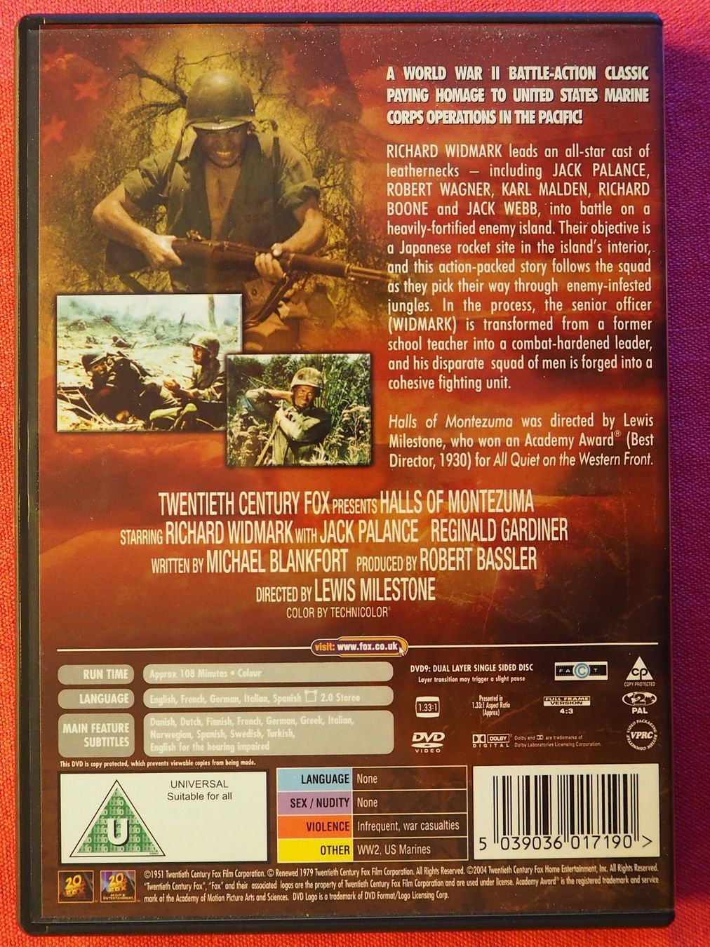 Tutti i DVDs: Okinawa / Richard Widmark / deutsch – Usato da Chur venduto da big_5zx8 1