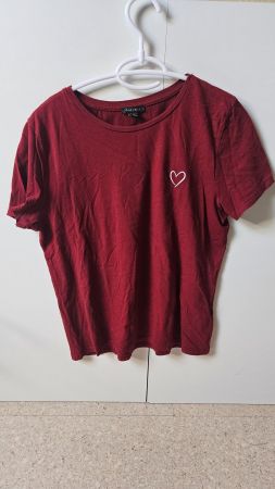 T-Shirt bordeauxrot
