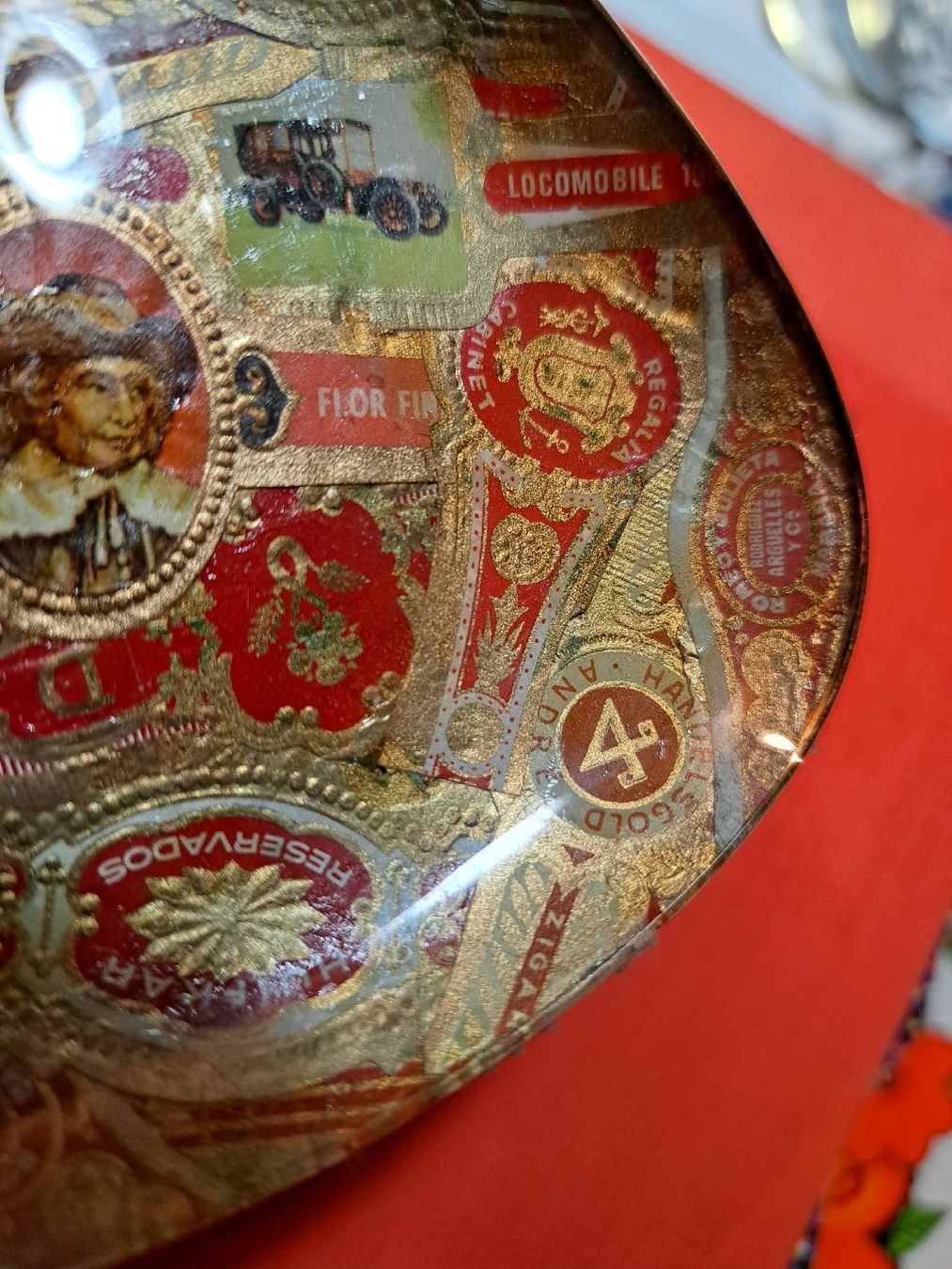 Portacenere: Vintage Zigarren-Schale, Aschenbecher  – Usato da Kölliken venduto da Upcycling-by-Mc-TAM 4