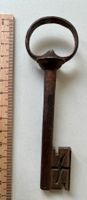Schlüssel antik Eisen, Bart, ca. 13cm