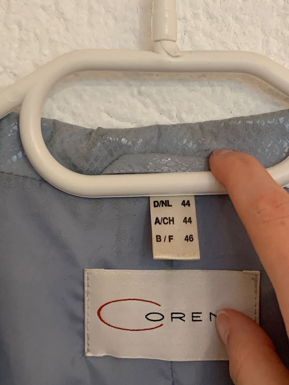Giacche: Vintage Corena Jacke Hellblau Gr. XL – Usato da Fislisbach venduto da KolibriSecondhand 6