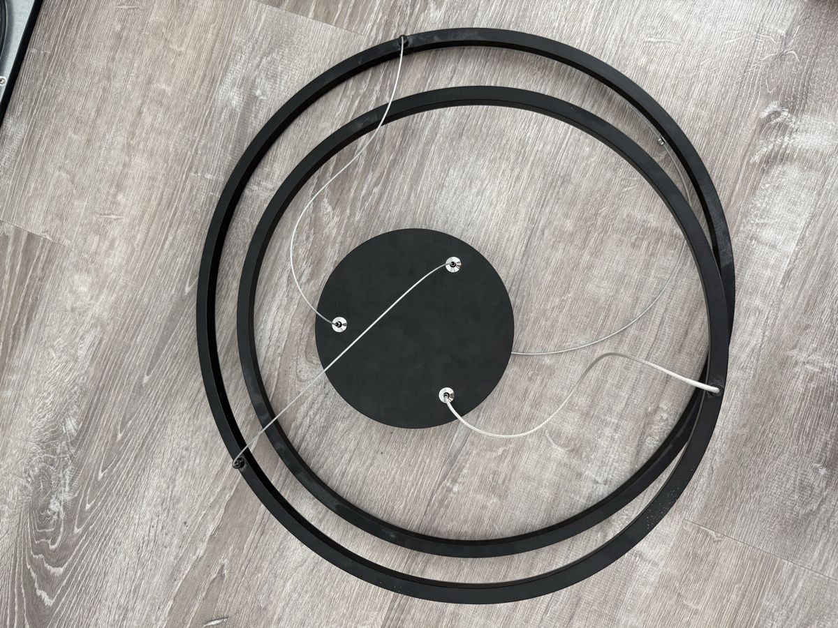 Lampade: Schöne Lampe, Schwarz, LED, Durchmesser 50cm – Nuovo (secondo la descrizione) da Frauenfeld venduto da sharonhabrik