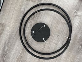 Schöne Lampe, Schwarz, LED, Durchmesser 50cm