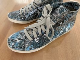 Sneakers Grafiti Gr. 40 Leder