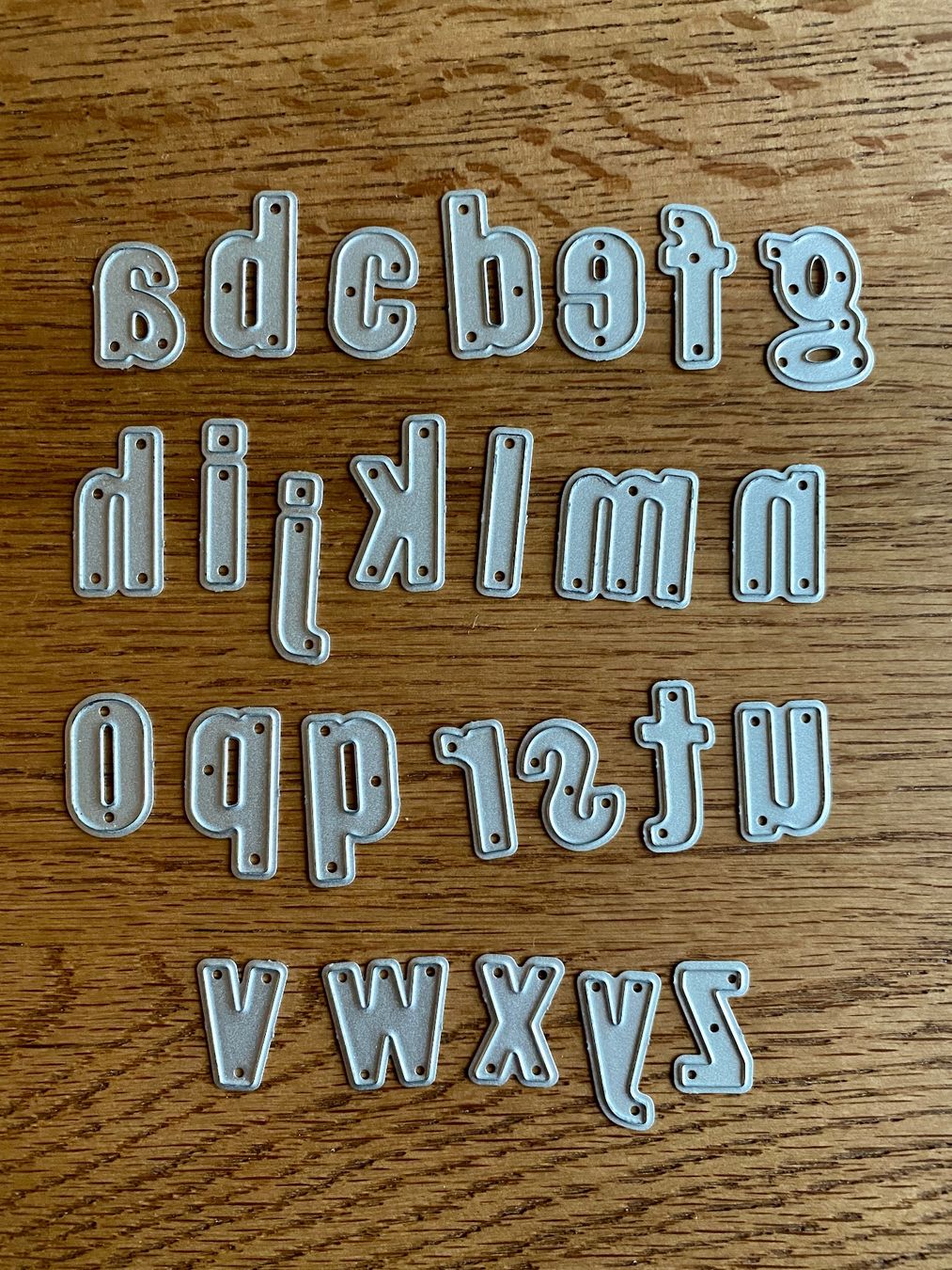 Sciablone: Die Cutting Set Bold Lower Alphabet 26 pcs – Usato da Dietlikon venduto da Kitaa