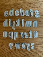 Die Cutting Set Bold Lower Alphabet 26 pcs
