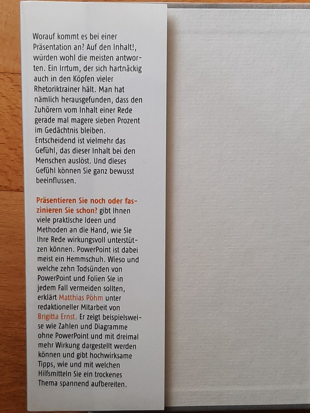 Libri: Präsentieren Sie noch oder faszinieren Sie schon? – Usato da Büren an der Aare venduto da Ruebli4 2