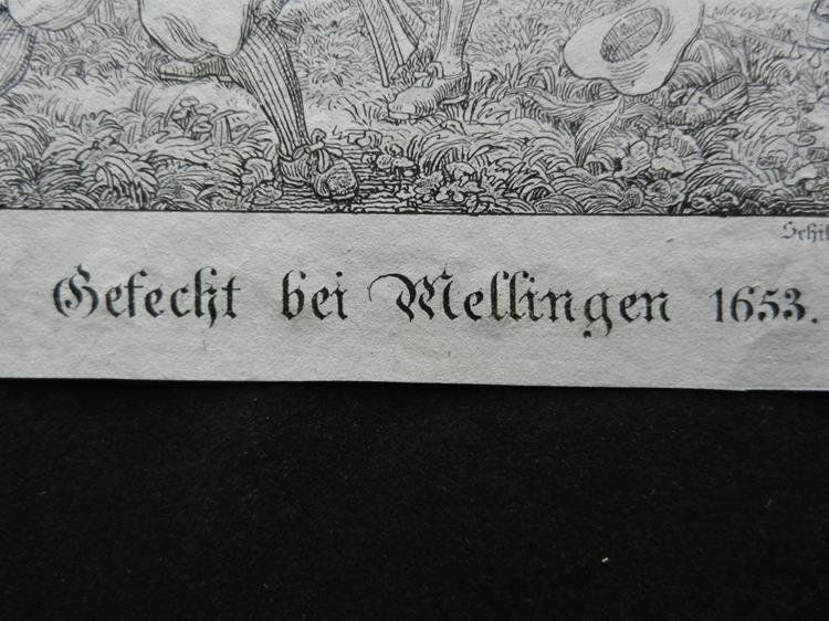 Incisioni: Gefecht bei Mellingen selten – Usato da Risch venduto da Rischli15 2