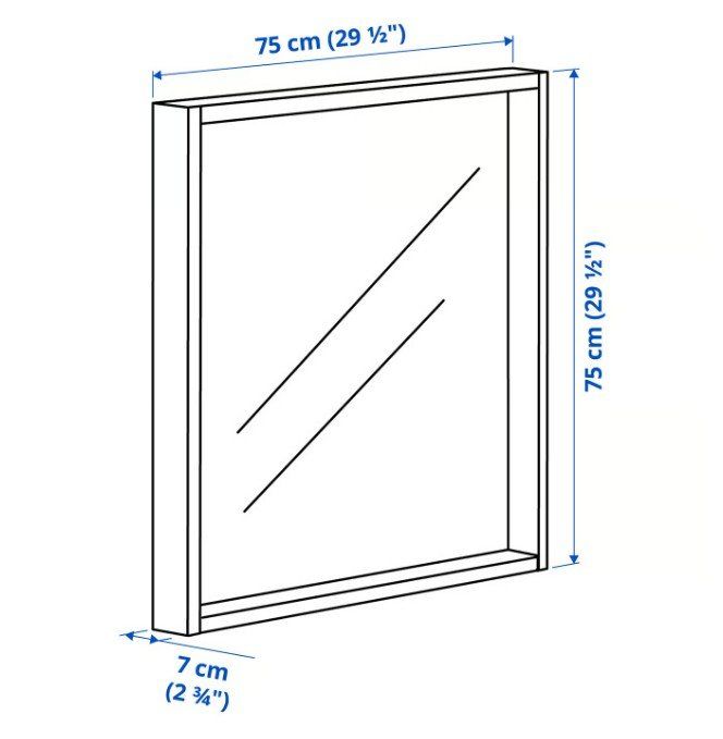 Ikea Specchi: IKEA TURBOKASTANJ Miroir 75x75 cm – Nuovo e nell'imballaggio originale da Riddes venduto da IKEA_Riddes 2