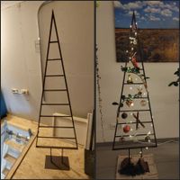 Deko-Tannenbaum Metall braun, H ca. 160cm, neuwertig