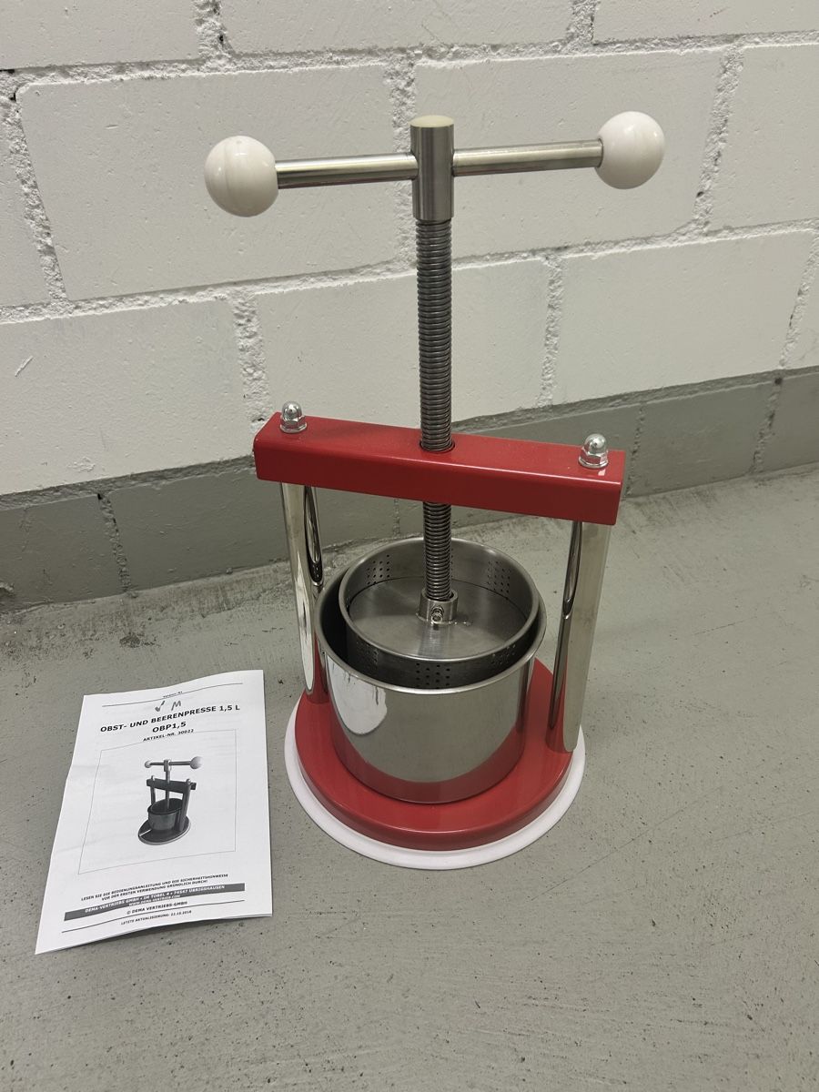 Elettrodomestici da cucina: Dema Obst- und Beerenpresse 1.5l – Nuovo (secondo la descrizione) da Volketswil venduto da Loca19
