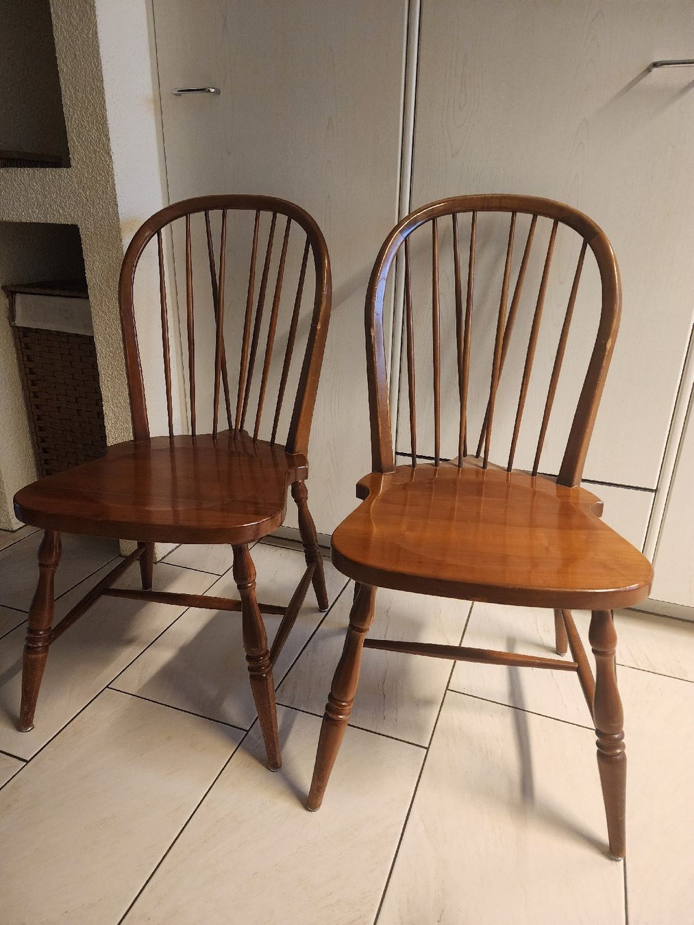 Sedie: 2 charmante Vintage-Holzstühle  – Usato da Berneck venduto da erato6