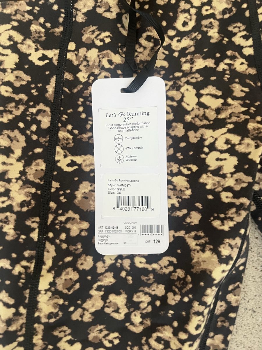 Leggings: Varley Tights "Let's Go Running" – Nuovo e nell'imballaggio originale da Zürich venduto da Jaskam 1