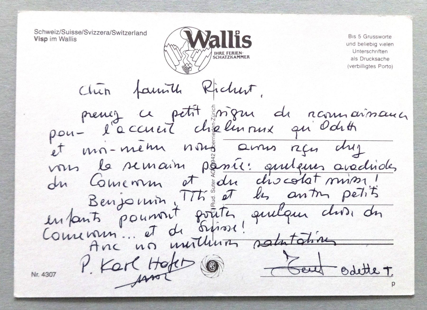 Cartes postales: Visp – D'occasion à Fétigny par Billy2miny 1