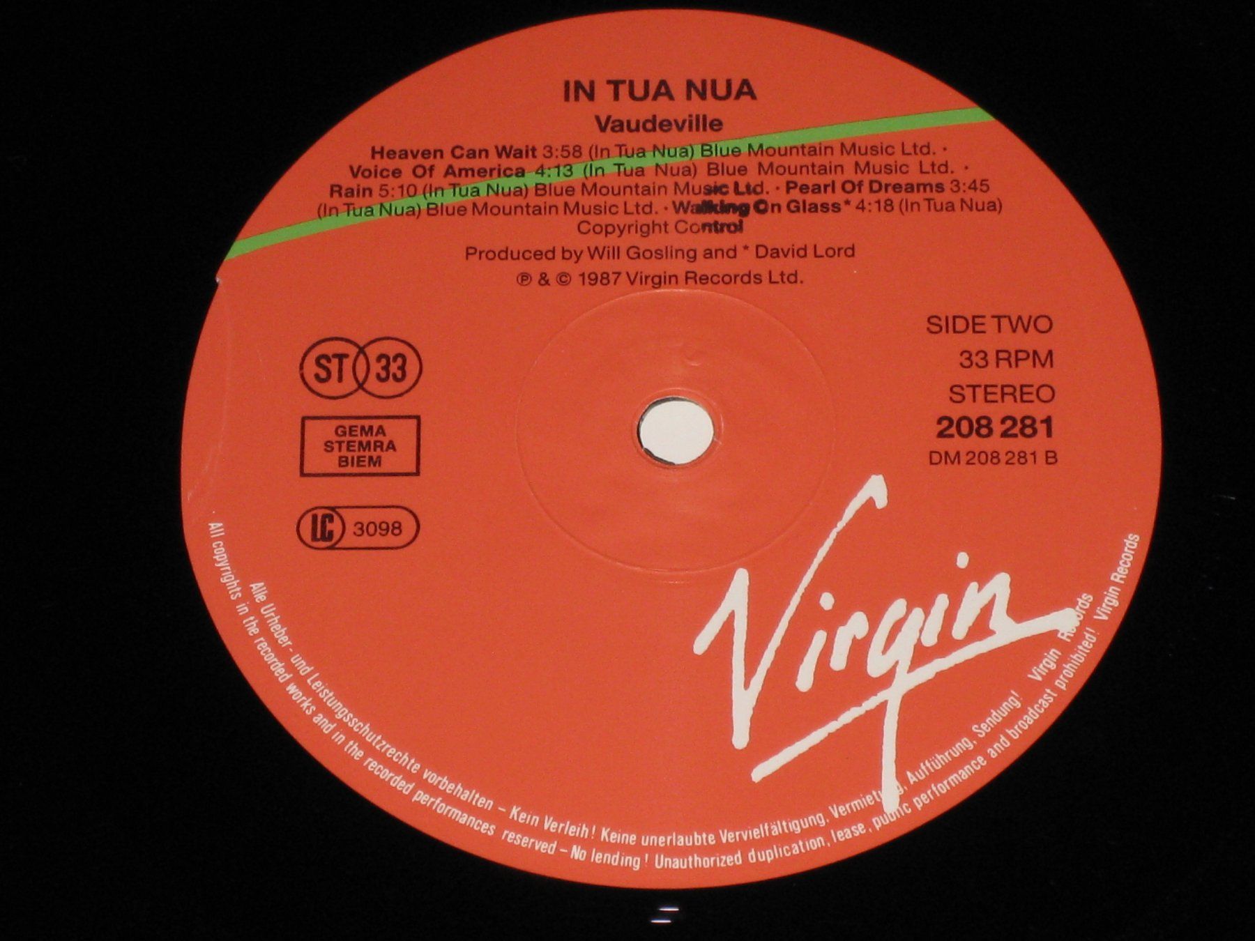 Dischi in vinile: LP - IN TUA NUA - VAUDEVILLE – Usato da Steckborn venduto da Quo7 2