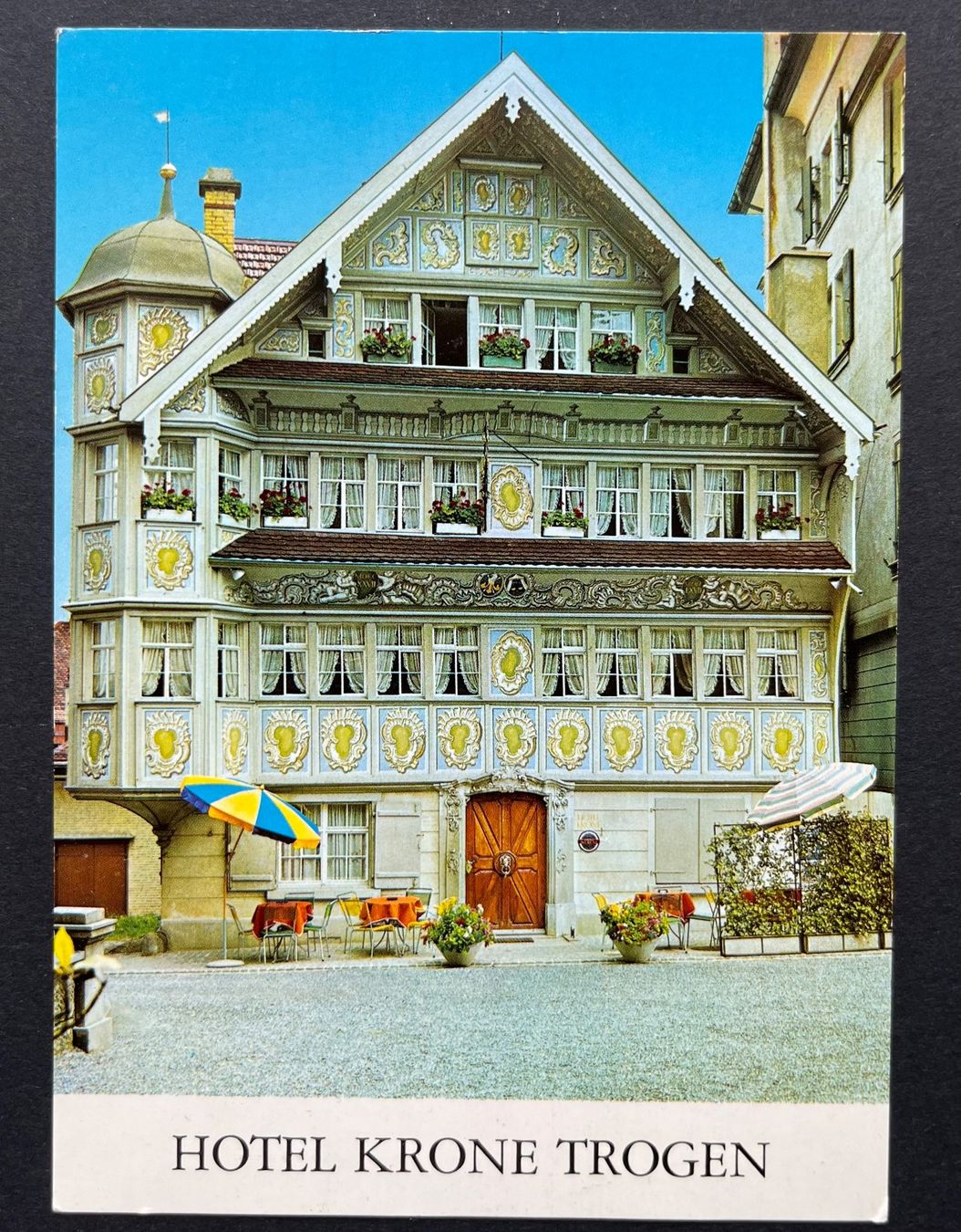 Cartoline postali: TROGEN /HOTEL KRONE ca. 1980 – Usato da Ostermundigen venduto da DaxKarten-75