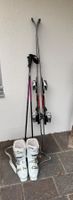 Ski Atomic 158 cm, Skistöcke und Skischuhe Gr 40