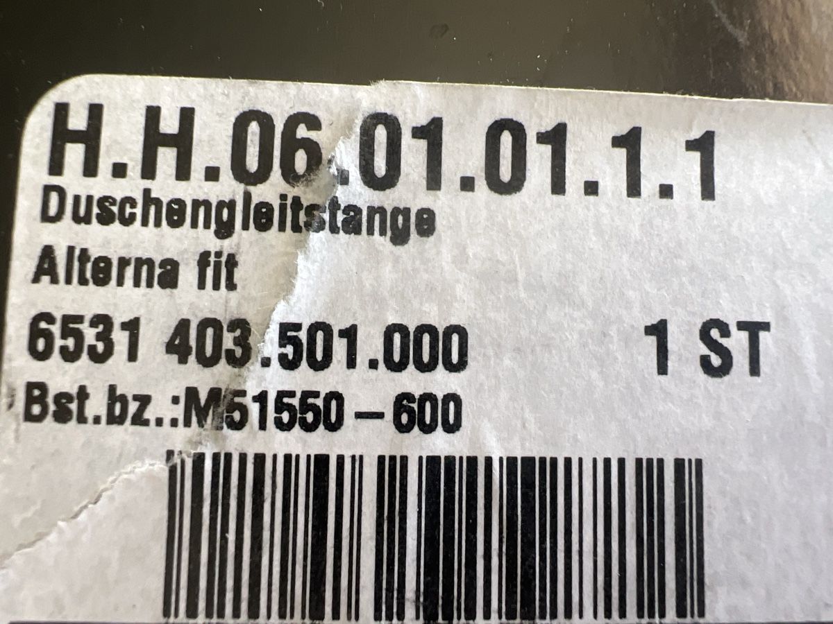 Alterna Soffioni doccia: Duschengleitstange Alterna 60cm chrom – Nuovo e nell'imballaggio originale da Wetzikon ZH venduto da TolleAussicht 2