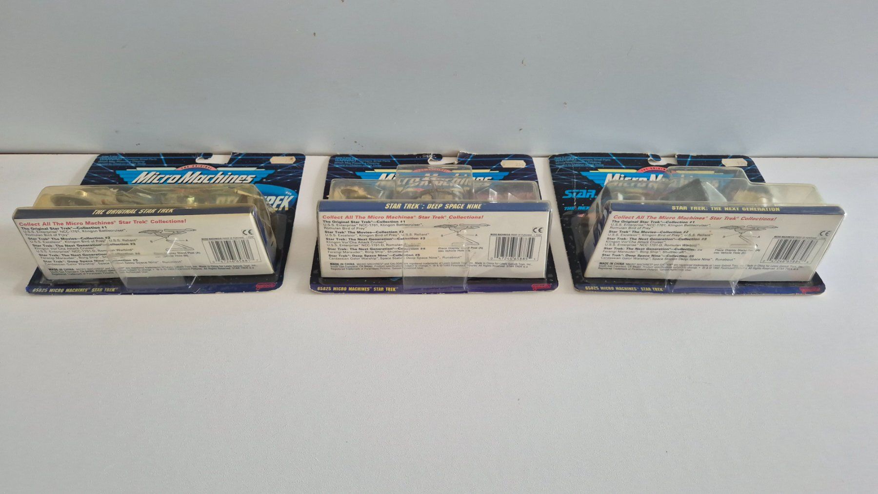 Micro Machines Spielzeuge: Micro Machines Star Trek 3er Set Raumschiffe - Ungeöffnet – Neu und originalverpackt aus Bassersdorf von retrolab 5