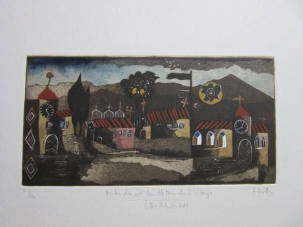 Grafica & Litografie: Kötter Friedhelm Radierung – Usato da Gersau venduto da grafik-kunst 4