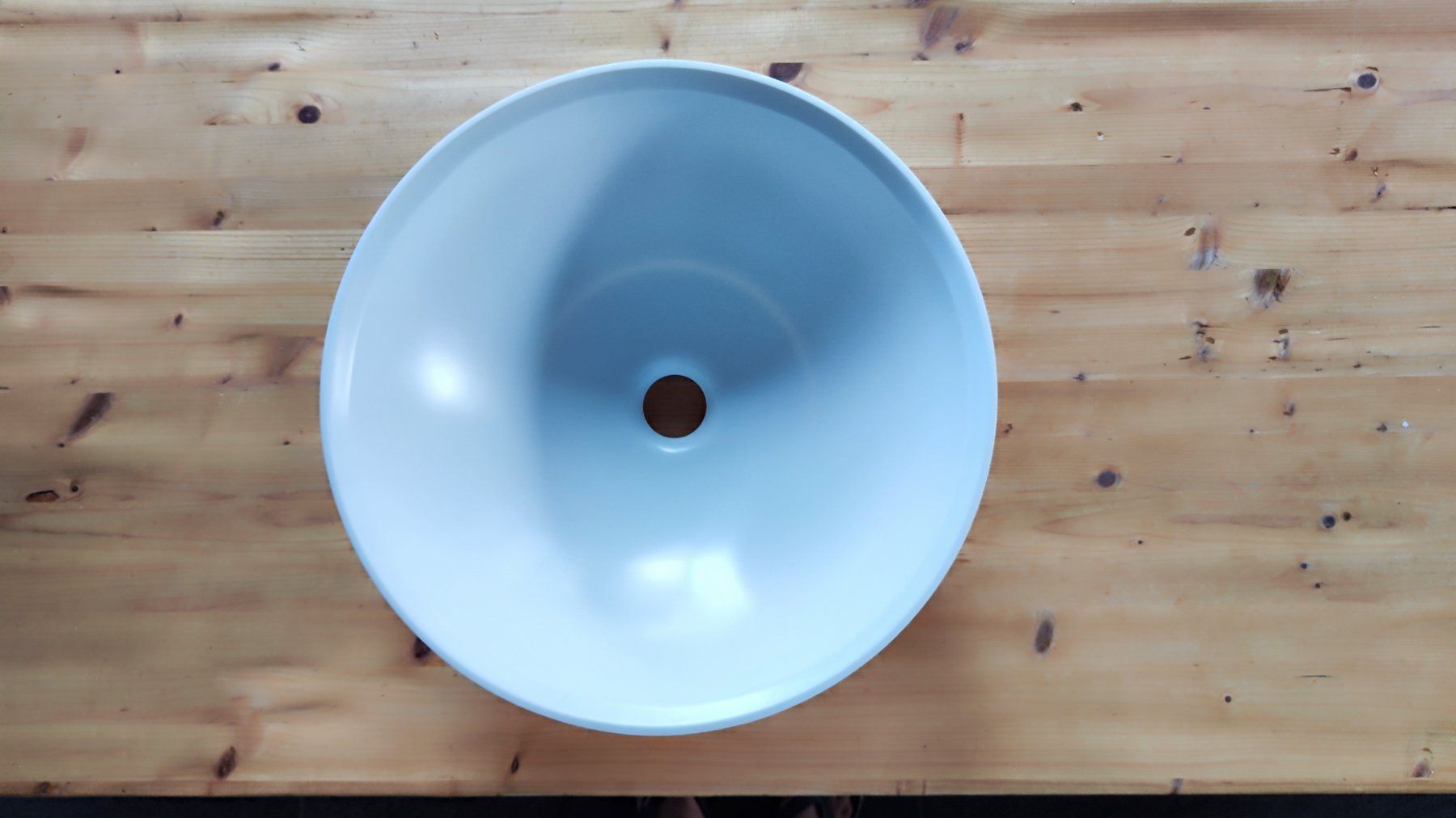 Lavabi & lavandini: Corian Aufsatzbecken rund Durchmesser 42cm – Nuovo (secondo la descrizione) da Oberneunforn venduto da saloeff