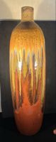 Grand Vase Vintage Mid-Century Émail Cristallisé Drip Glaze