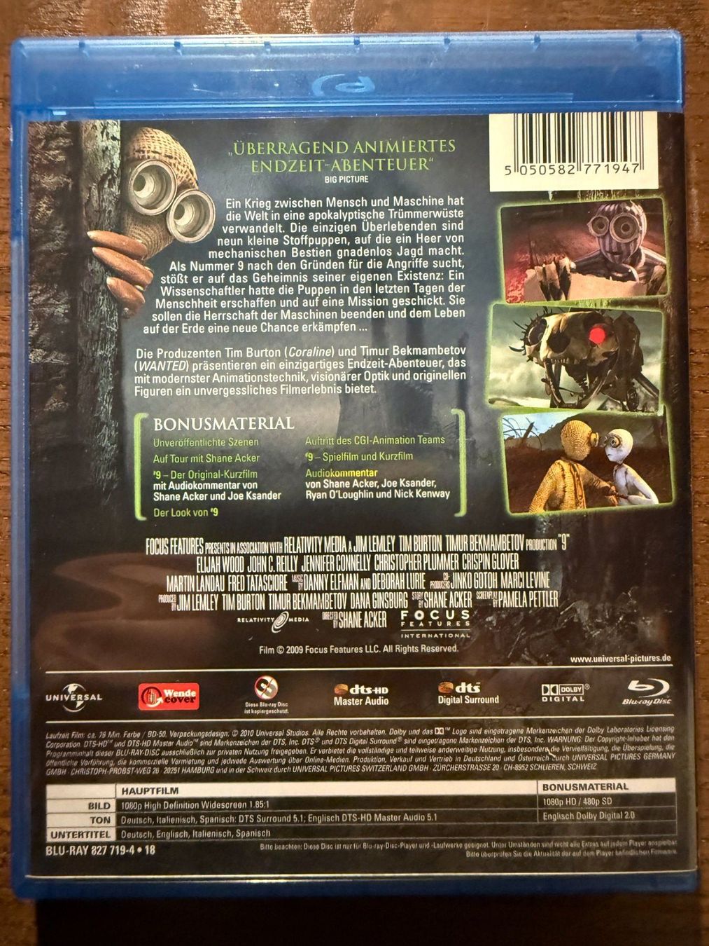 Tutti i DVDs: # 9 (Number 9) – Usato da Zürich venduto da Blu-ray_ZH 1