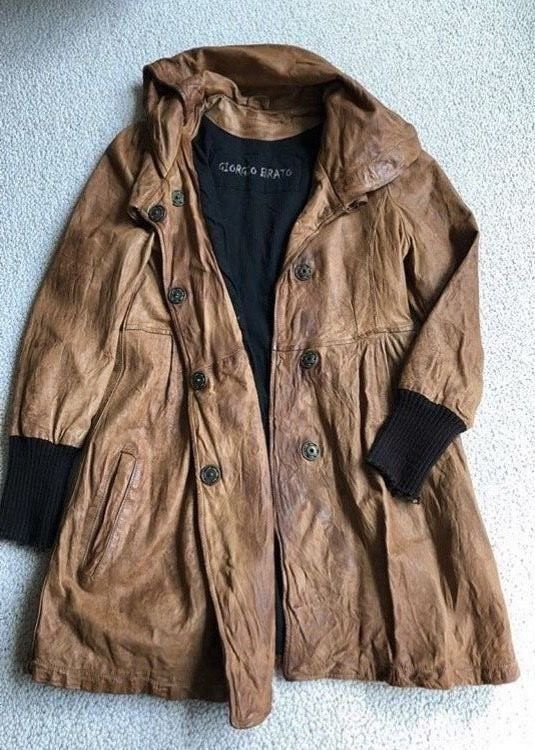 Mäntel: Giorgio Brato leather coat – Gebraucht aus Dallenwil von ZD2019 1