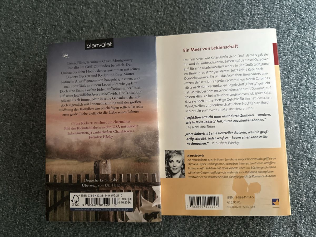 Livres: Romane Nora Roberts  – D'occasion à Baltschieder par YmroBe 2