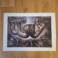 HR GIGER / SEHR GROSSE PERS. EINLADUNG / SIGNIERT / 1/1