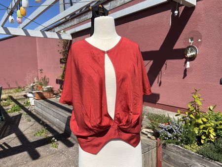 Blusenoberteil rot