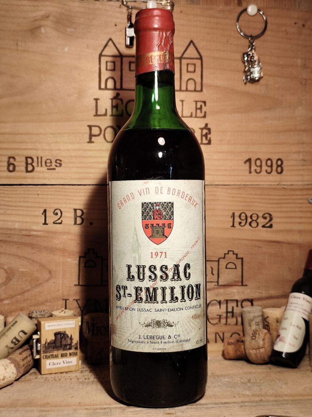 Vino: 1971 Lussac St-Emilion – Nuovo (secondo la descrizione) da Büsserach venduto da Vintage-vins 6