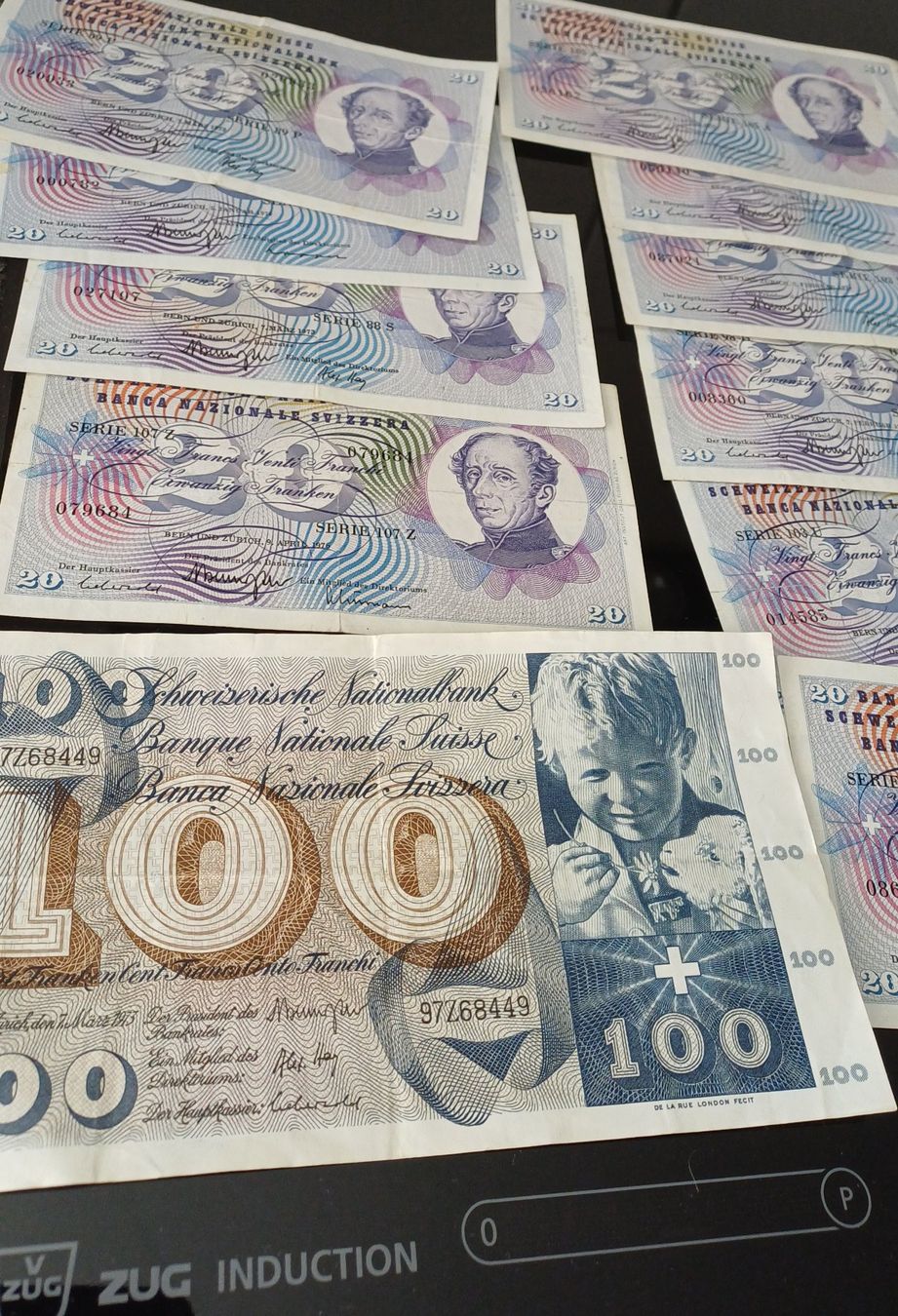 Banconote: Schweizer Banknoten 20 CHF /100 CHF ab Fr.1.- – Usato da Rorschach venduto da Hansi1901