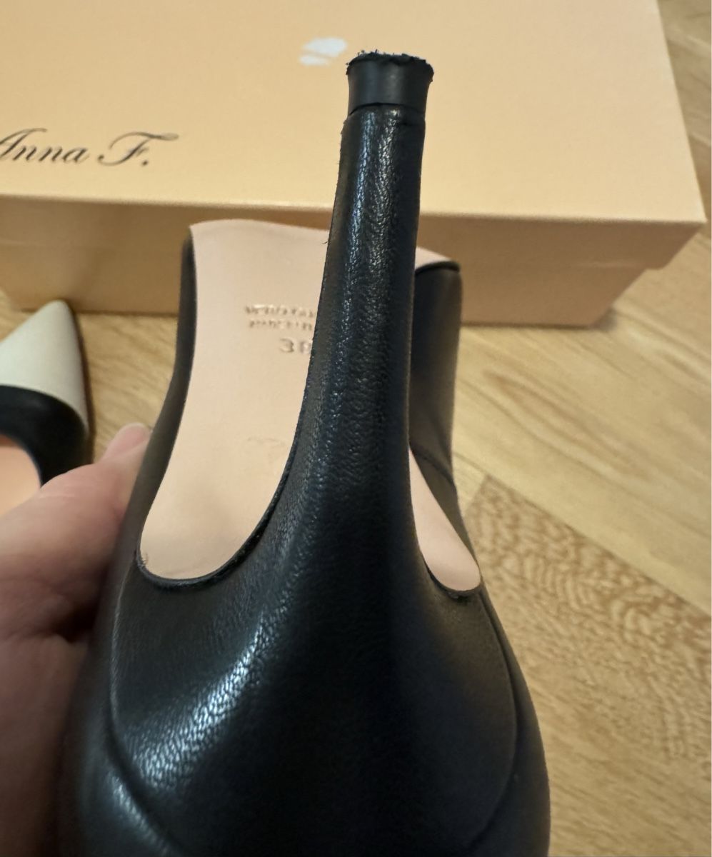 Damenschuhe: Damenschuhe, Pumps Gr.38, Leder, neuwertig – Gebraucht aus Aesch BL von Micimacko-4 5
