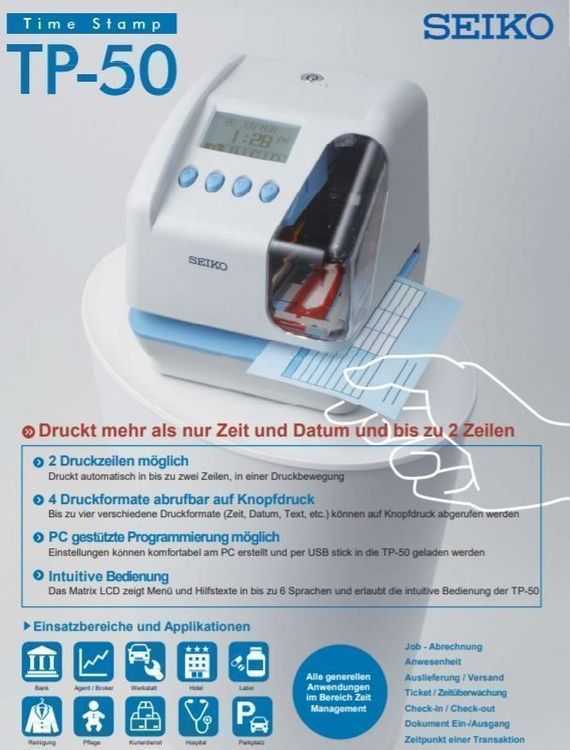 Zeiterfassung, Stempeluhr kaufen | KAISER+KRAFT