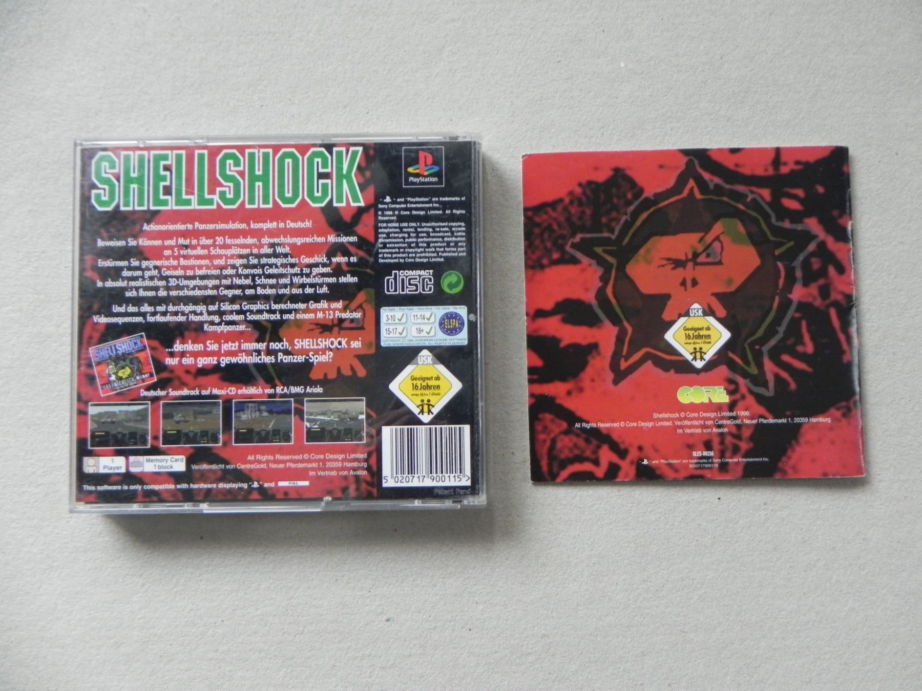 Sony Spiele: Sony Playstation PS 1 Game Shellshock – Gebraucht aus Siebnen von krimsie 2