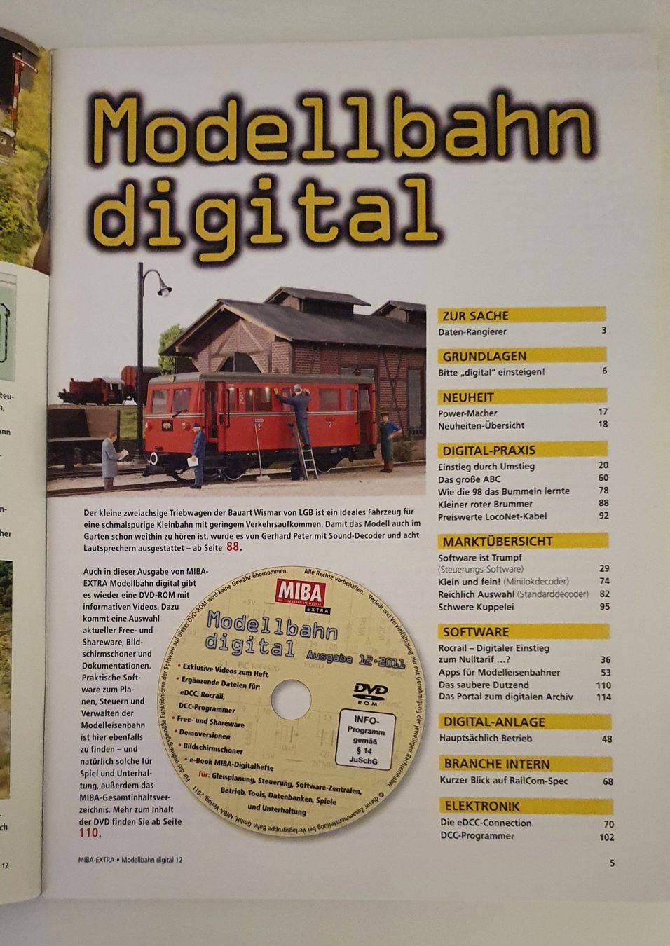 Riviste & Magazine: MIBA Extra 2/2011‐ Modellbahn digital – Nuovo (secondo la descrizione) da Sisseln AG venduto da murmi83 2