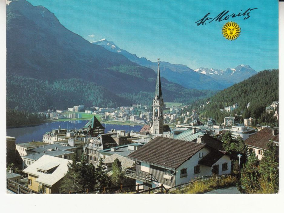 Cartoline postali: St. Moritz 1977 – Usato da Bürglen TG venduto da StampGraf
