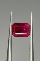 Ab 1 Fr. - 1.01 ct Rubelit Turmalin aus Afghanistan - unbeh.
