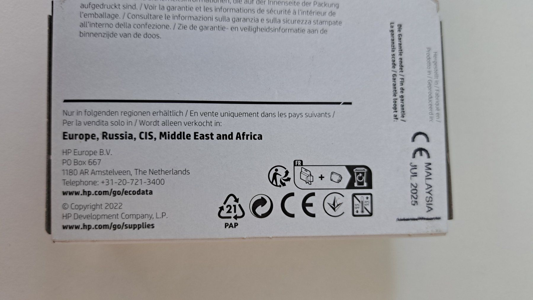 Hewlett Packard Cartouches & Toner: HP Farbpatrone – Neuf avec emballage d'origine à Heimberg par Chayenneli 1