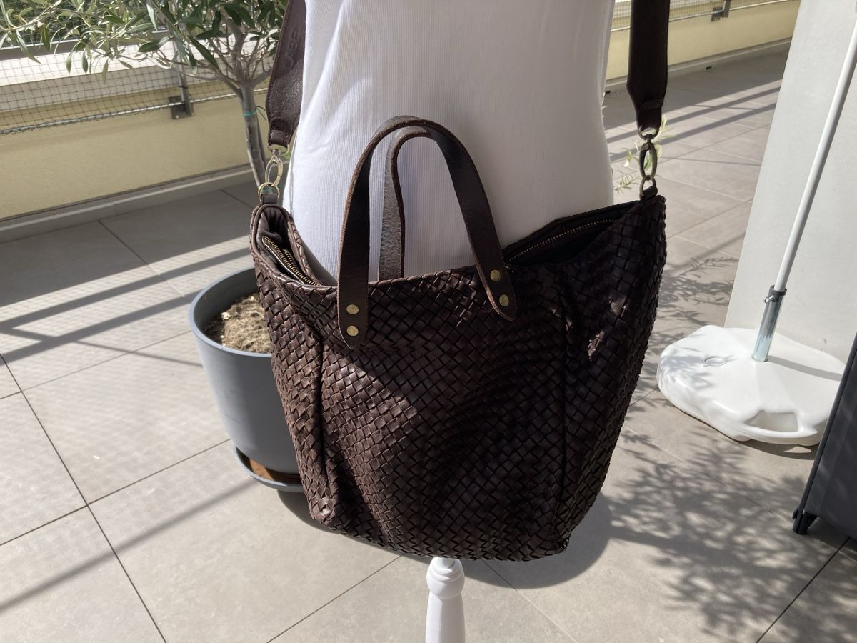 Borse da donna: Label 17 Cabas Medium dunkelbraun  – Usato da Thalwil venduto da helvetaki 1