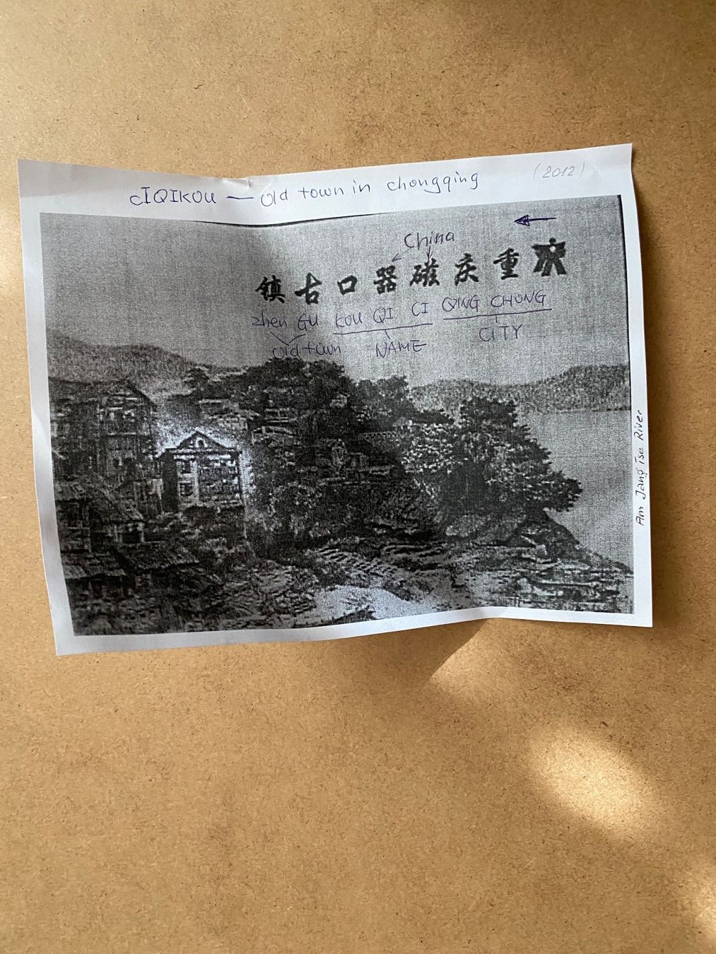 Foto & Immagini: Wandbild auf Stoff (China) – Usato da Münchwilen TG venduto da Mercurius63 6