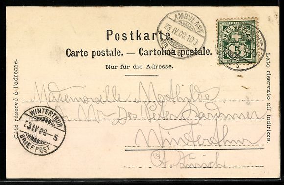 Cartoline postali: AK Romont, Vue générale – Usato da Berlin venduto da bartko-reher 1