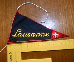 Vintage Fanion/Wimpel JUDO KWAI LAUSANNE (Neuf avec emballage d'origine