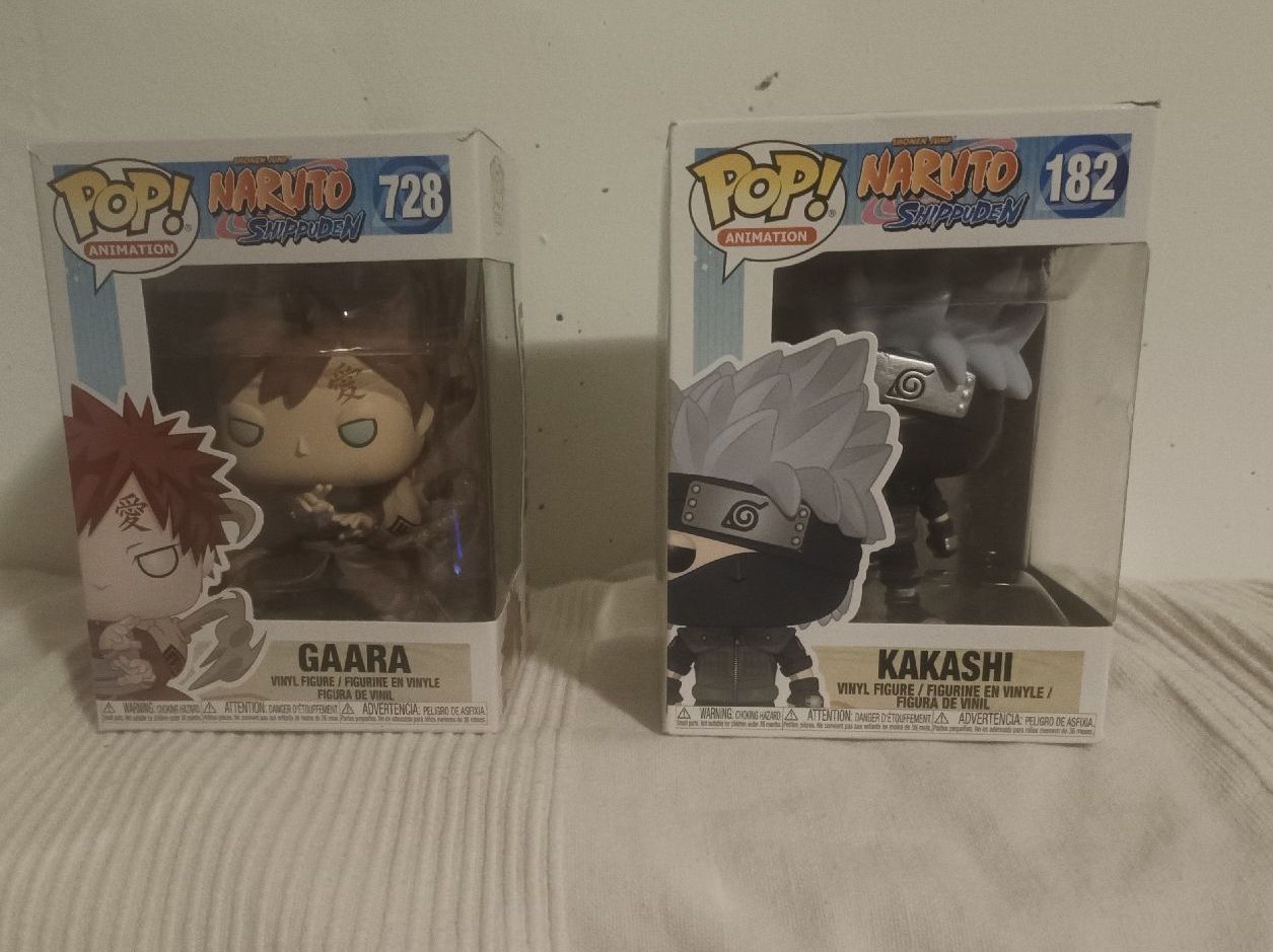 Funko Statuette: FUNKO POP- NARUTO-KAKASHI E GAARA – Usato da S. Pietro venduto da fil_yhb9