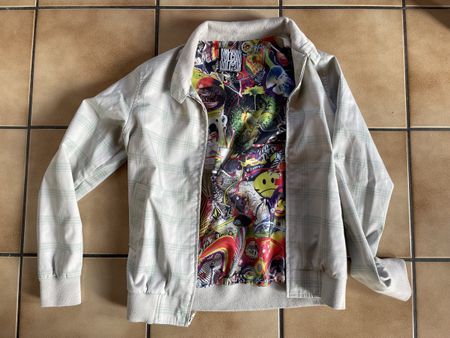 Volcom veste vintage à carreaux avec doublure en imprimé