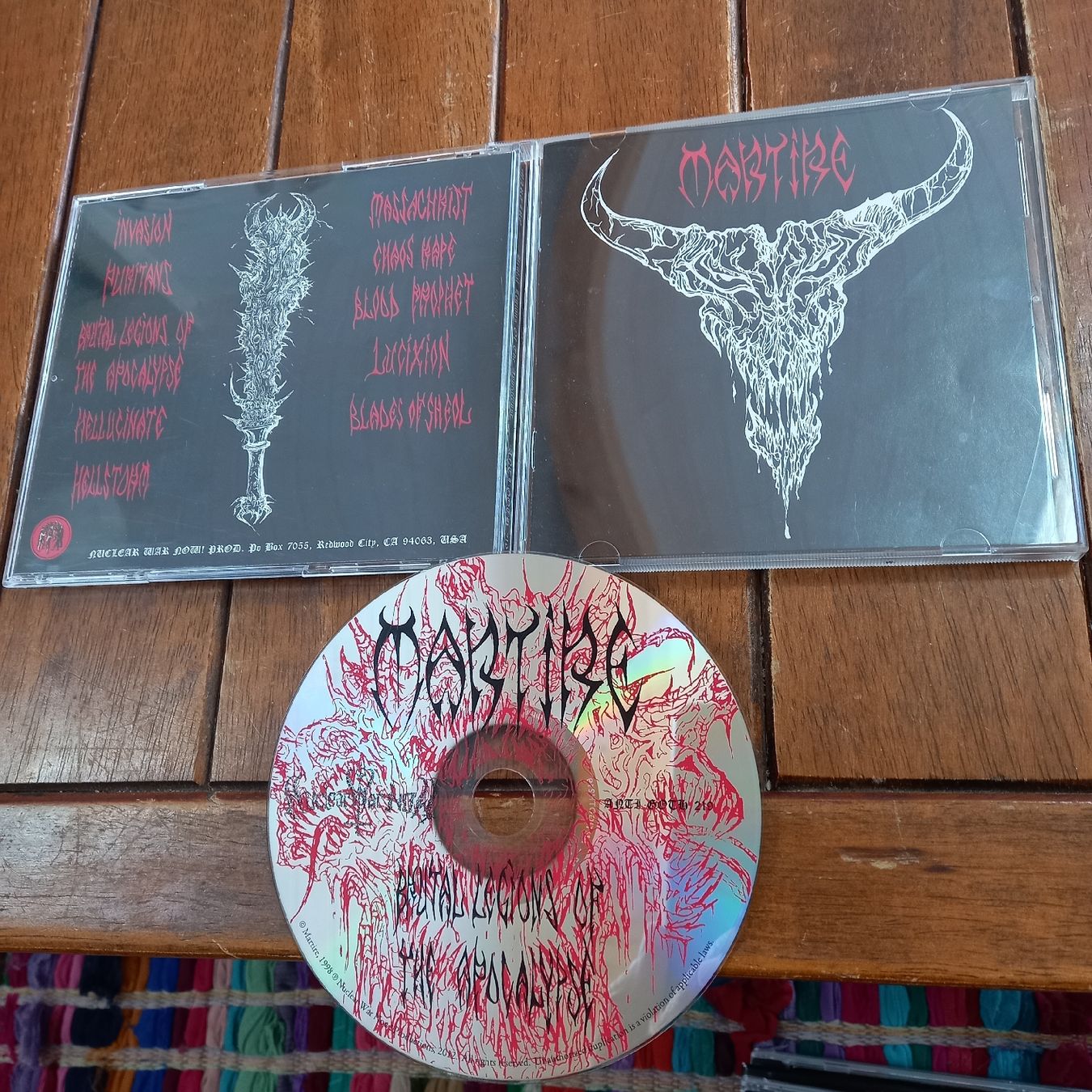 CD: martire- Brutal legions... – Usato da St-Cergue venduto da VeganWarrior