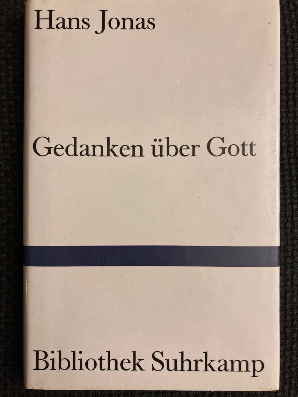 Libri: Hans Jonas, Gedanken über Gott – Usato da Baden venduto da Yoyo1